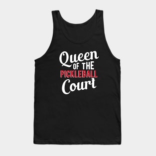 Pickleball - Queen of the pickleball court Tank Top